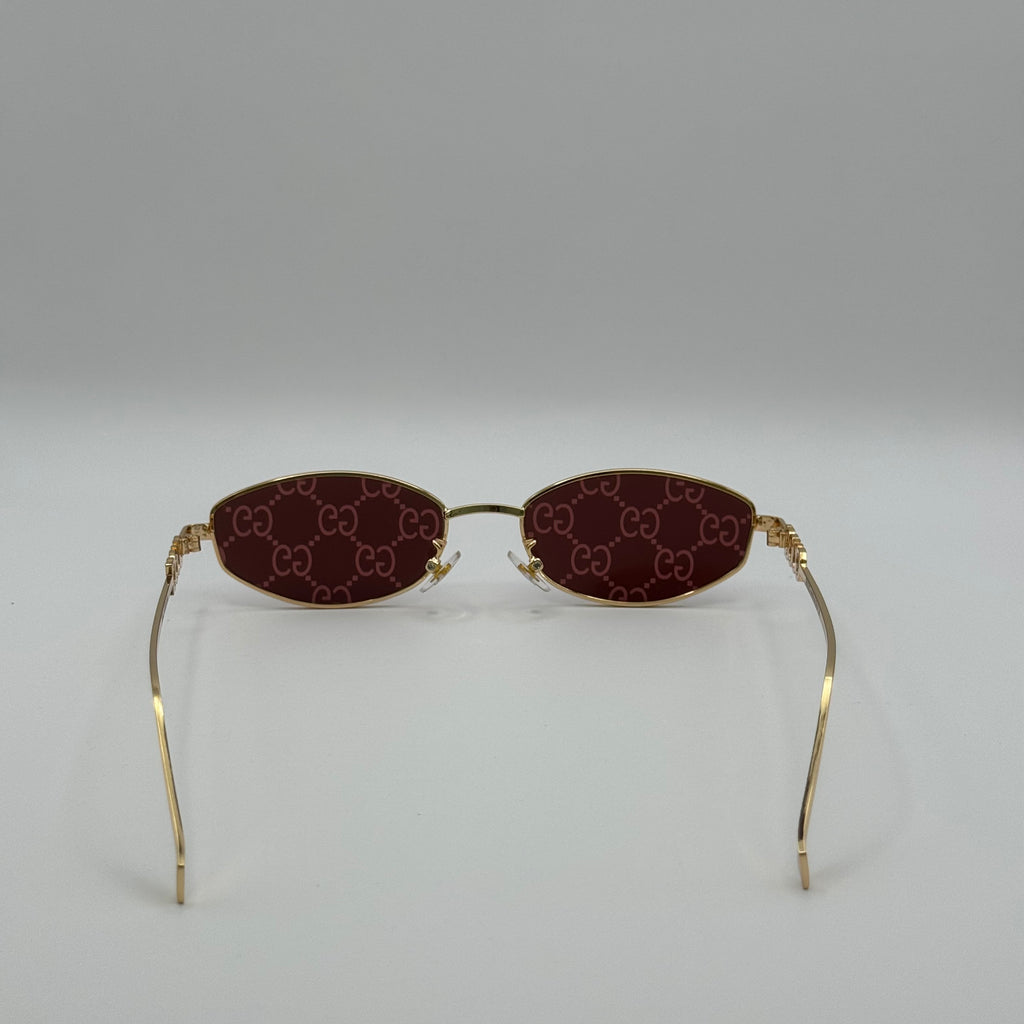 NG Sunglasses g31827 gg lenses Gold Metal