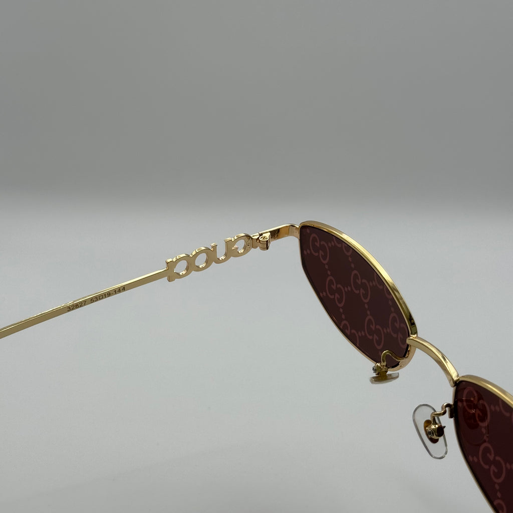 NG Sunglasses g31827 gg lenses Gold Metal