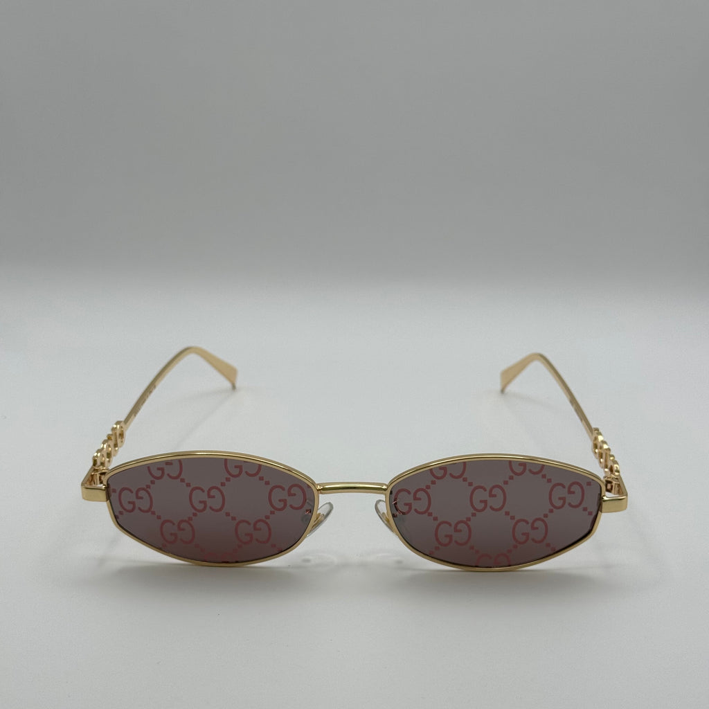 NG Sunglasses g31827 gg lenses Gold Metal