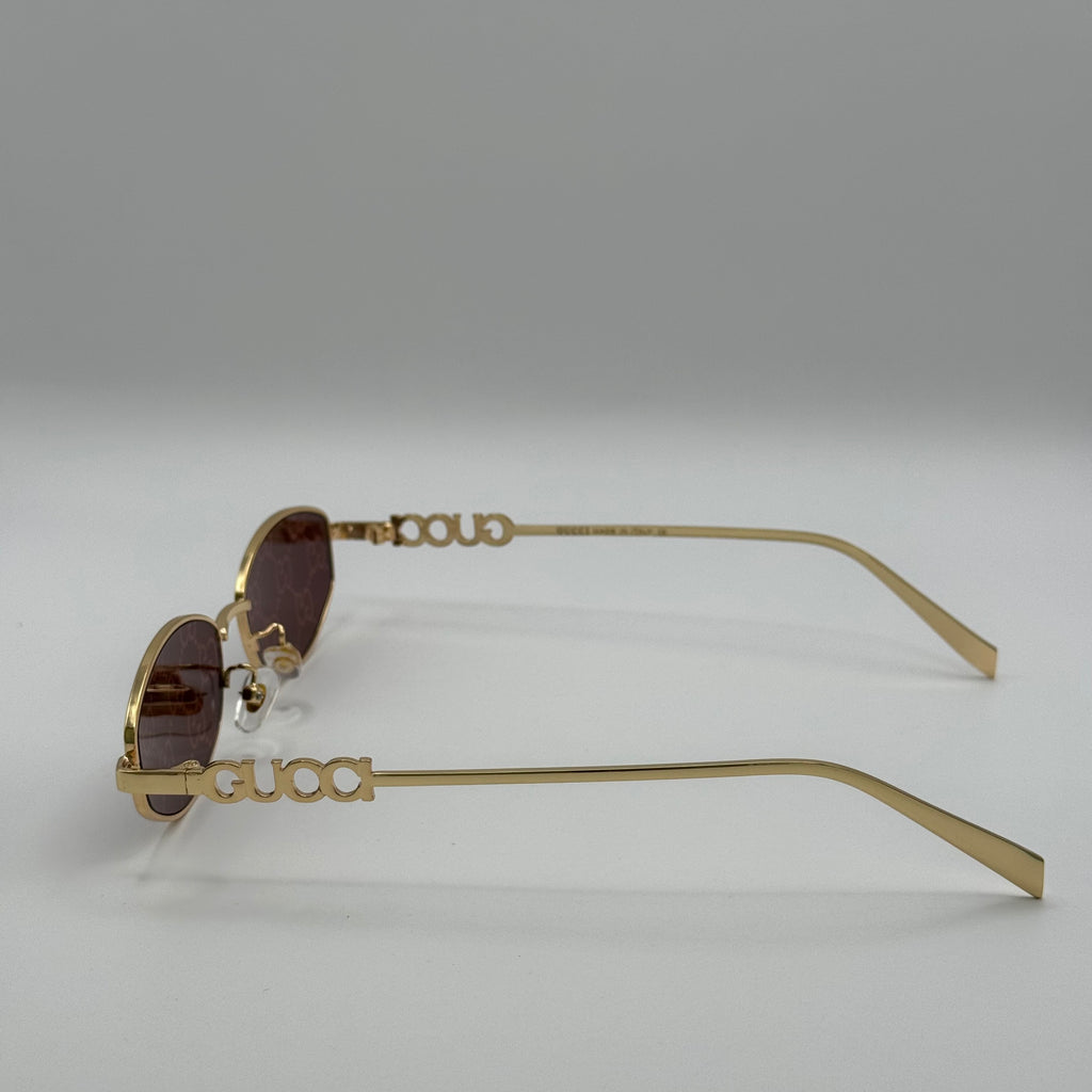 NG Sunglasses g31827 gg lenses Gold Metal