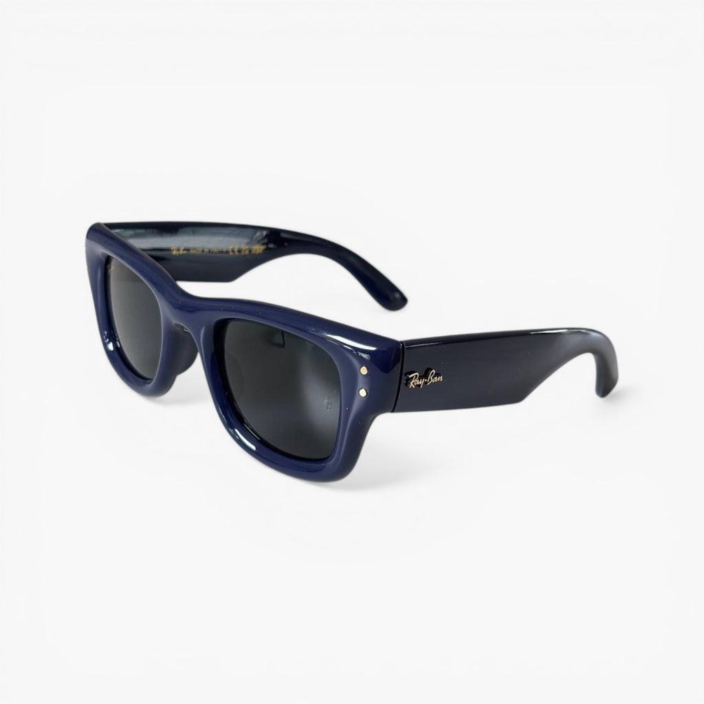 Designer style sunglasses deep blue