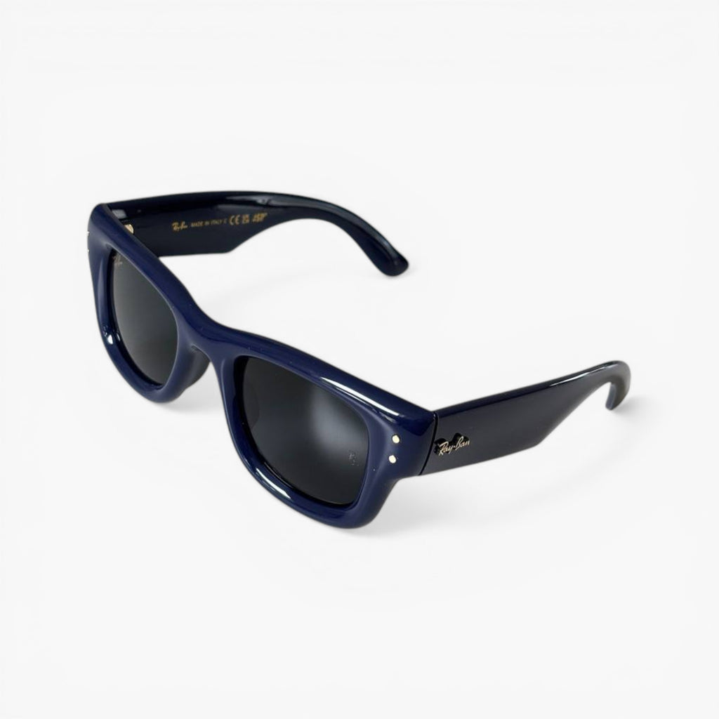 Designer style sunglasses deep blue